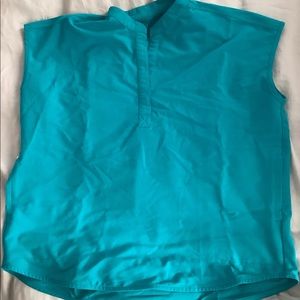 Figs Rafaela M scrub top teal